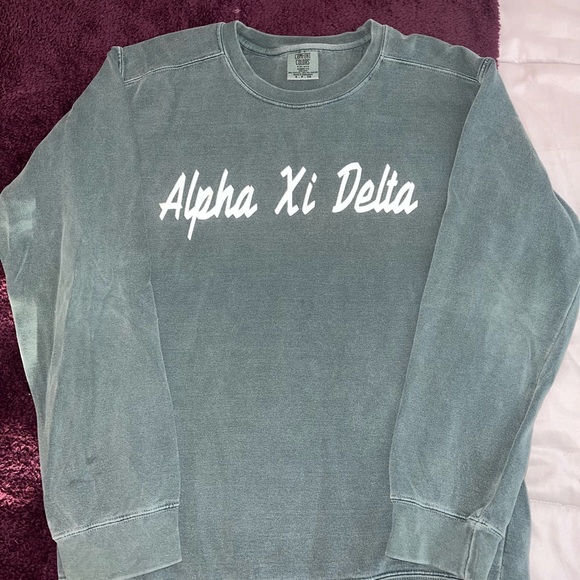 Comfort Colors Alpha Xi Delta (AXiD) crewneck - Picture 7 of 9